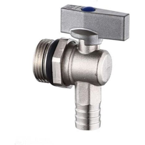 Bardusch Vanne de vidange pour collecteur de chauffage au sol, évacuation de radiateur et vanne d'eaux usées, débit élevé de 0,6 à 2,5 cm, raccord essentiel (2,5 cm)
