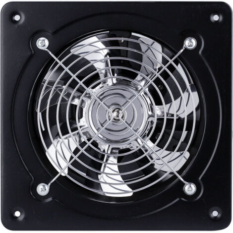 Bardusch – Ventilateur d'extraction 6 pouces – Débit 600m³/h – Niveau sonore très faible – Installation murale pour salle de bain et cuisine