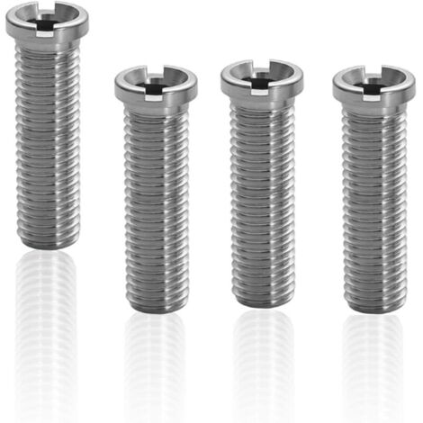 Bardusch - Vis pour panier d'évier, lot de 4, pour bondes d'évier de cuisine, 45 mm, acier inoxydable, pour bouchons de vidange