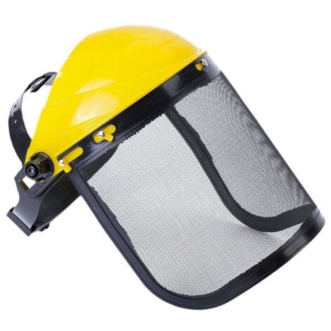 Bardusch-Visière De Protection Plastique Relevable & Casque Anti Bruit Intégré - Modèle Professionnel - Largeur Débroussailleuse & Bricolage