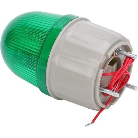 Bardusch-Voyant D'avertissement LED, 5W 220V AC, Vert, Industrial, Montage Mural