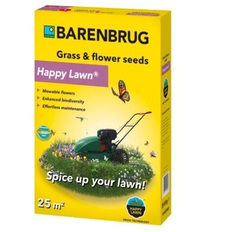 BARENBRUG HAPPY LAWN 0.5 kg NOUVELLE QUALITÉ SUR LE MARCHE