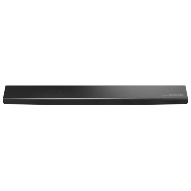 Wedi - Barrette de finition 110 cm Fundo métallique noir