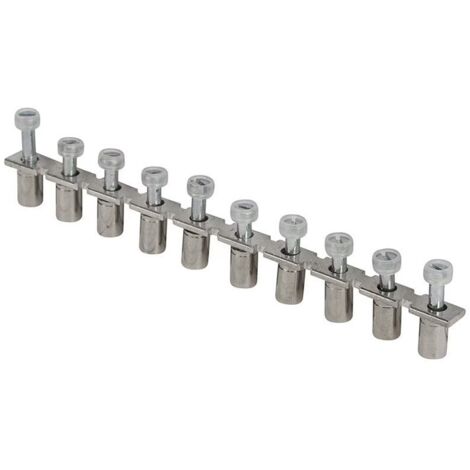 Barette de jonction sécable 10 voies pour borne à vis 10 mm2 - IMO