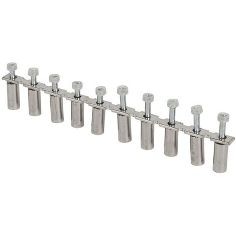 Barette de jonction sécable 10 voies pour borne à vis 16 mm2 et 25mm2 - IMO