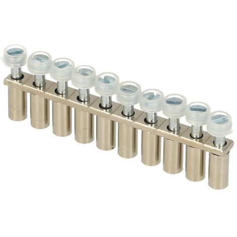 Barette de jonction sécable 10 voies pour borne à vis 2.5 mm2 - IMO
