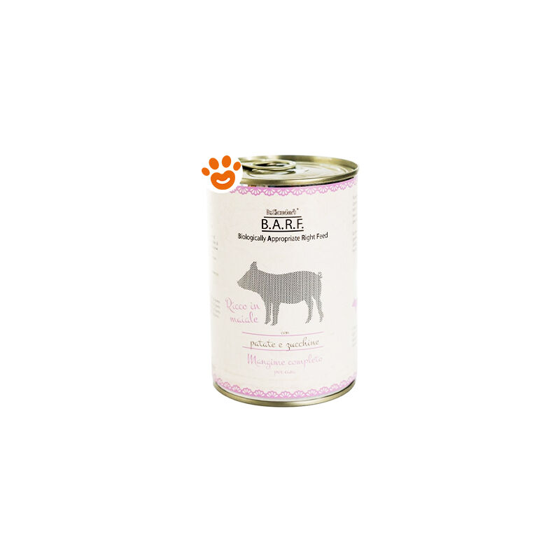 Barf Dog Alimento Completo Maiale Dog Alimento Completo Maiale Latt...