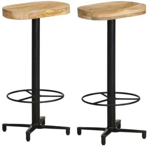 Barhocker 2 Stk. 76 cm Mango Massivholz vidaXL