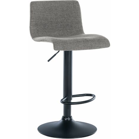 Barhocker Branford hellgrau Stoff