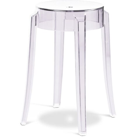 Barhocker Design Transparent - 47cm - Victoria Queen Transparent