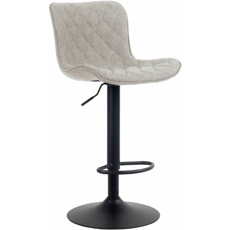 Barhocker Emma taupe Stoff
