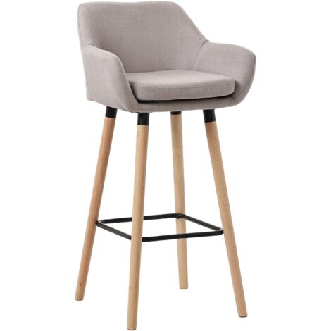 Barhocker Grant Stoff taupe