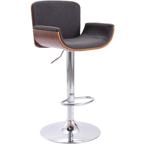 Barhocker Grau Stoff vidaXL