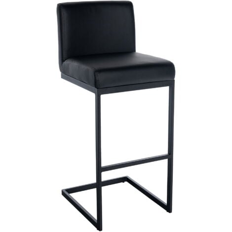 CLP Barhocker Hopewell Kunstleder schwarz