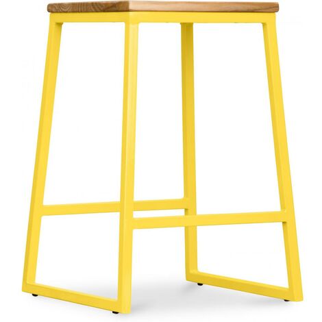 Barhocker im Industriedesign - Holz & Metall - 60cm - Big Boy