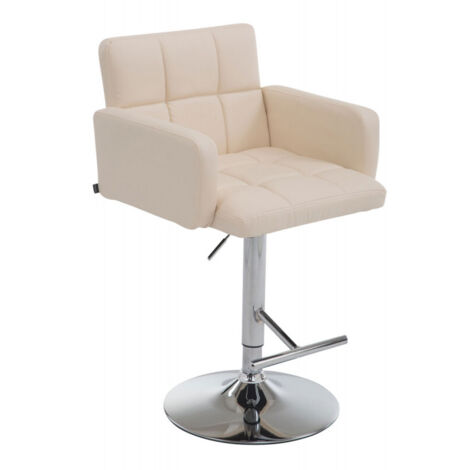 Barhocker Los Angeles creme chrom