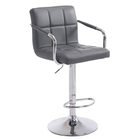 Barhocker Lucy V2 grau chrom