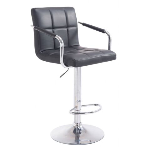 Barhocker Lucy V2 schwarz chrom