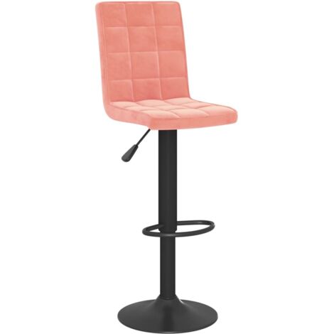 Barhocker Rosa Samt vidaXL