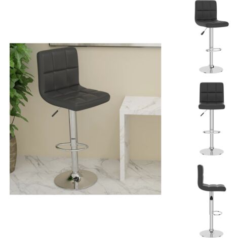 Barhocker Schwarz Kunstleder - Barhocker - Tresenhocker - Thekenhocker - Barstuhl