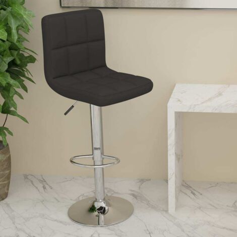Barhocker Schwarz Stoff vidaXL