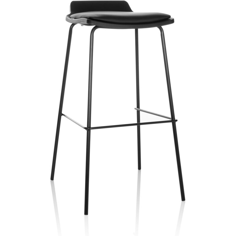 Barhocker / Tresenhocker Lonso 10 Sitzauflage Kunstleder Schwarz Hjh Office
