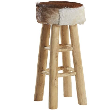 Barhocker WALTON Echtleder Braun