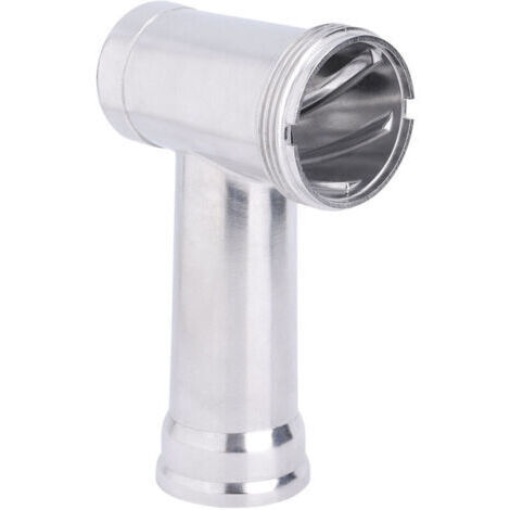 Baril Alliage Aluminium pour Hachoir à Viande Électrique Tube de Remplacement Détachée pour Machine à Hacher Accessoire pour Saucisses Compatible avec Mixeurs Culinaires