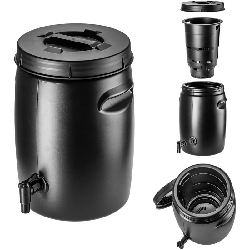 Baril de jardin du réservoir 25L d'engrais de KADAX pour produire le robinet de boue d'engrais