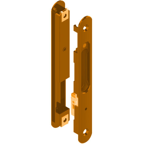 Barillet 9430+ LA CROISEE DS DS9431 palier N.1 orange-brun pour porte coulissante aluminium