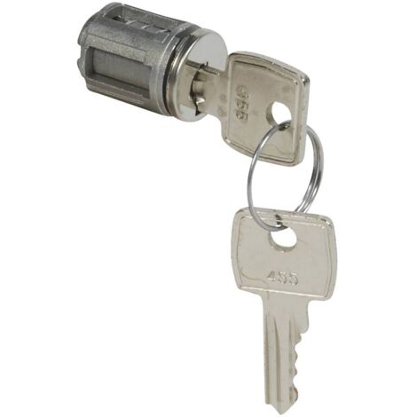 Barillet à clé type455 pour porte métal ou vitrée XL³800, XL³400 et XL³160Avec 1 jeu de 2 clés LEGRAND 020292
