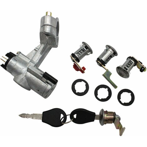 ODIPIE Barillet d'allumage et interrupteur pour Patrol GQ Y60 2 X Door & Barn 88-98 4 Lock Set