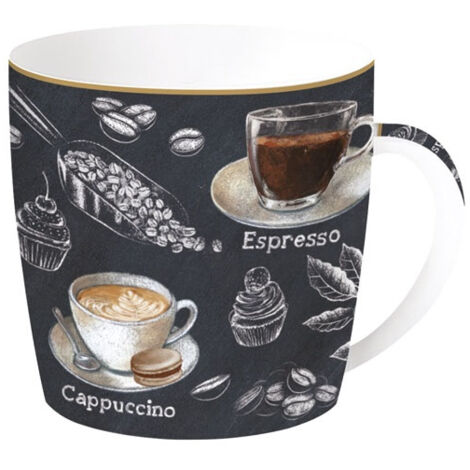 Barista Mug 35cl En Porcelaine Dans Une Boite Metal - Easy Life