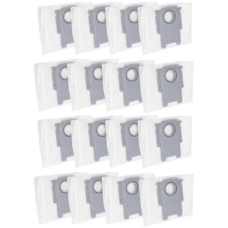 BARKBUSTERS 16 accessoires pour aspirateurs Roborock S8+ / S8 Pro Ultra / S7 MaxV Ultra / Q5 / Q5+ / Q7+ / Q7 Max+ (sacs à déchets)
