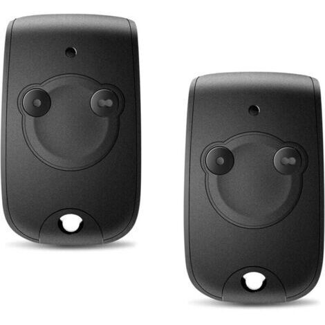 BARKBUSTERS 2 Pièce Remplacement pour télécommande 1841026, télécommande portail 433,92MHz 2 canaux, pour contrôler 2 moteurs de portails et portes de garage