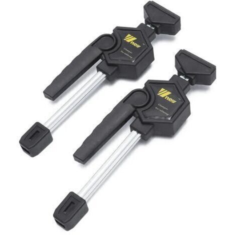 BARKBUSTERS 2pcs MFT Table Clamp Quick Ratchet Release Speed Squeeze Woodworking Clamp Clip Kit