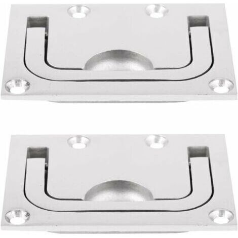 BARKBUSTERS 2pcs Poignée De Traction en Acier Inoxydable 316 Loquets Trappe Bateau Porte De Cabine