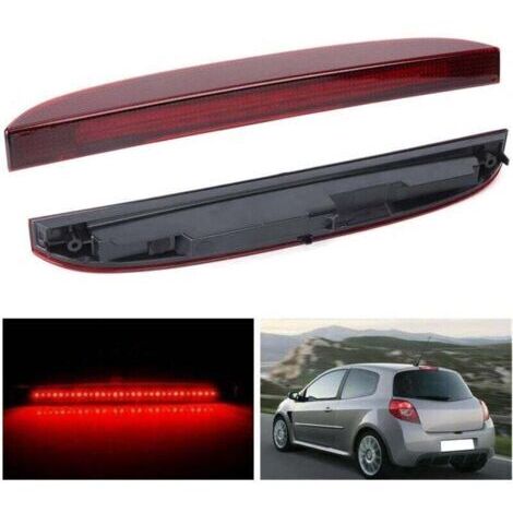 BARKBUSTERS 3ème feu Stop de haut niveau, couleur rouge 7700410753, adapté à Renault Clio II 1998 – 2005, Troisième feu stop