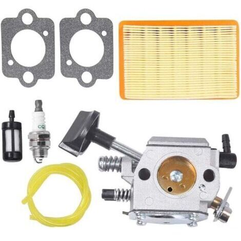 BARKBUSTERS  4203 120 0601 Ligne de filtre à carburant de carburateur avec kit de bougie pour Stihl SR320 SR340 SR380 SR400 SR420 BR320 BR340 BR380 BR400 BR420