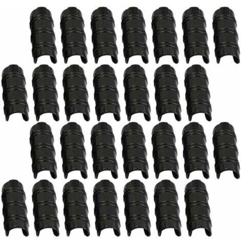 BARKBUSTERS  Accessoire pour serre,30pcs 32mm Serre Clips,Pinces à Tuyau pour la Fixation des Housses au Jardin Serres,des Films,des Plantes