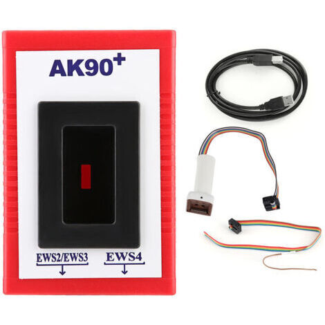 BARKBUSTERS  Akozon Programmeur clé, programmeur de clé automatique AK90 + ABS lecture rapide outil de Diagnostic de correspondance V3.19 pour EWS AK90 KEY-PROG A