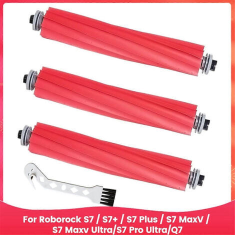 BARKBUSTERS Brosse rotative principale pour aspirateur robot Roborock S7 / S7+ / S7 Plus / S7 MaxV / S7 Maxv Ultra / S7 Pro Ultra / Q7
