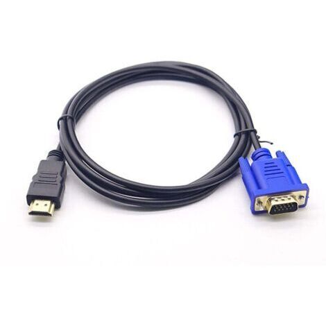 BARKBUSTERS  Cable et adaptateur pour vidéosurveillance Cable de conversion HDMI vers VGA 1080P Cable HDMI vers VGA Adaptateur 1,8 m (sans puce)
