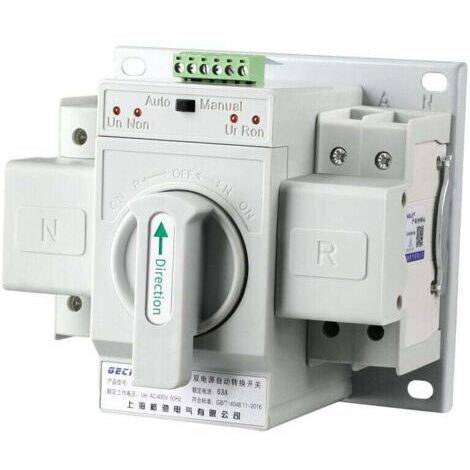 BARKBUSTERS  Commutateur de transfert automatique double puissance 2P 63A Commutateur de commutation Classe CB ATS Home monophasé 220 V