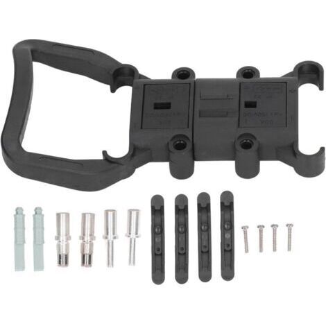 BARKBUSTERS Connecteur d'alimentation pour Chariot élévateur, Jeu de Fiches de de Batterie à Déconnexion Rapide 80 A avec Borne pour Treuils, Camions, Chariots élévateurs électriques