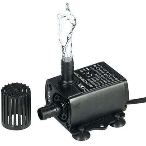 BARKBUSTERS Dc 12v 400l/h Mini pompe de circulation d'eau froide à moteur solaire sans balais ultra-silencieux