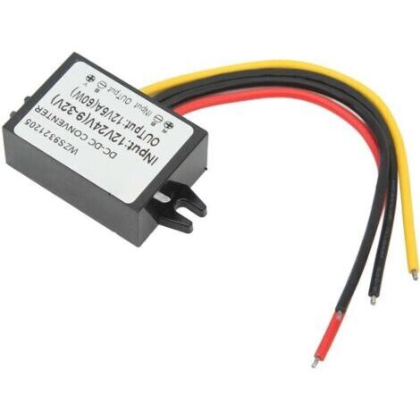 BARKBUSTERS  DC à DC Convertisseur de Tension étanche 9-32V à 12V 5A 60W Transformateur Volt Transformateur Régulateur de Puissance Module stabilisé à Tension Constante