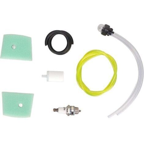 BARKBUSTERS Filtre à Air de Carburant, 530047721 Filtre à Air avec Bougie D'allumage Ampoule D'amorçage Accessoire de Remplacement pour Tronçonneuse Husqvarna 123L 322C
