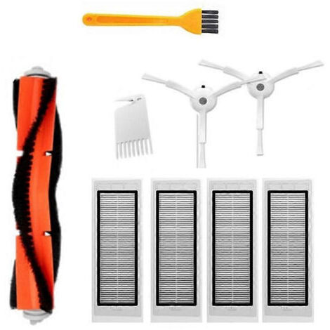 BARKBUSTERS Filtre HEPA, brosse latérale, bac à poussière pour aspirateur robot Xiaomi 1S MI 2 Roborock S50 S51 S5 - Pièces et accessoires
