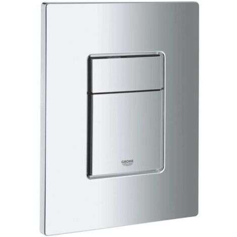 BARKBUSTERS For Grohe Skate Cosmopolitan Dual Flush Plate, Matt Chrome (38732P00)